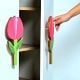 Handcrafted Acacia Wood Tulip Handle Pair